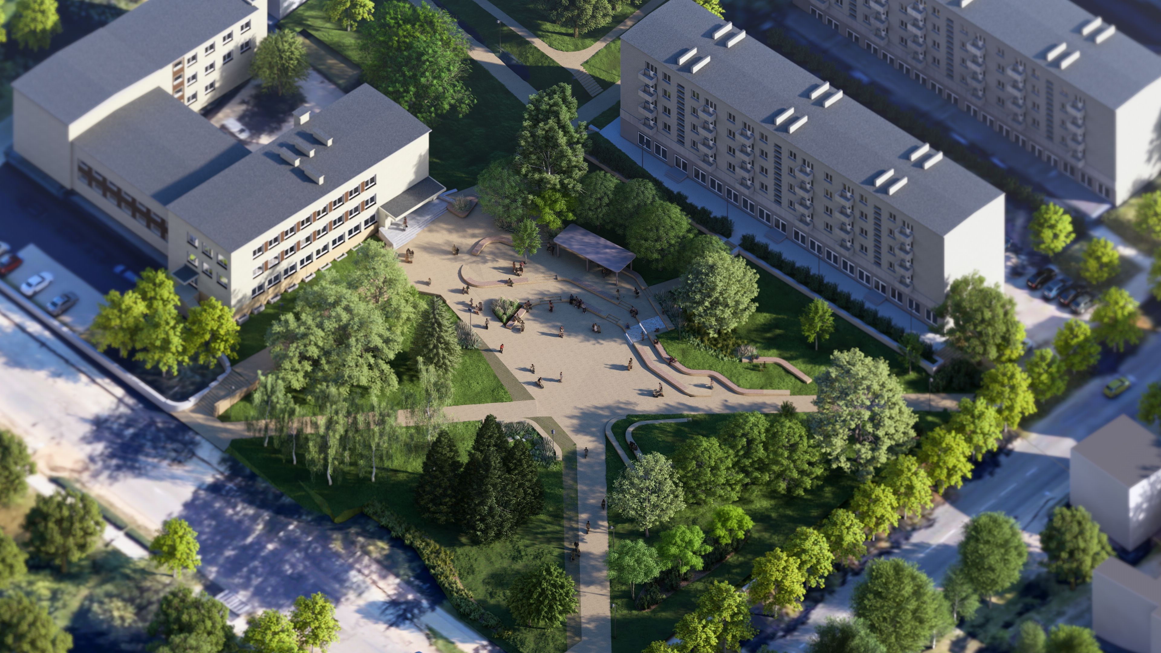 Naujos Vilnios Aikštės Vizualizacijos 2. Vilniaus Vystymo Kompanijos Nuotr