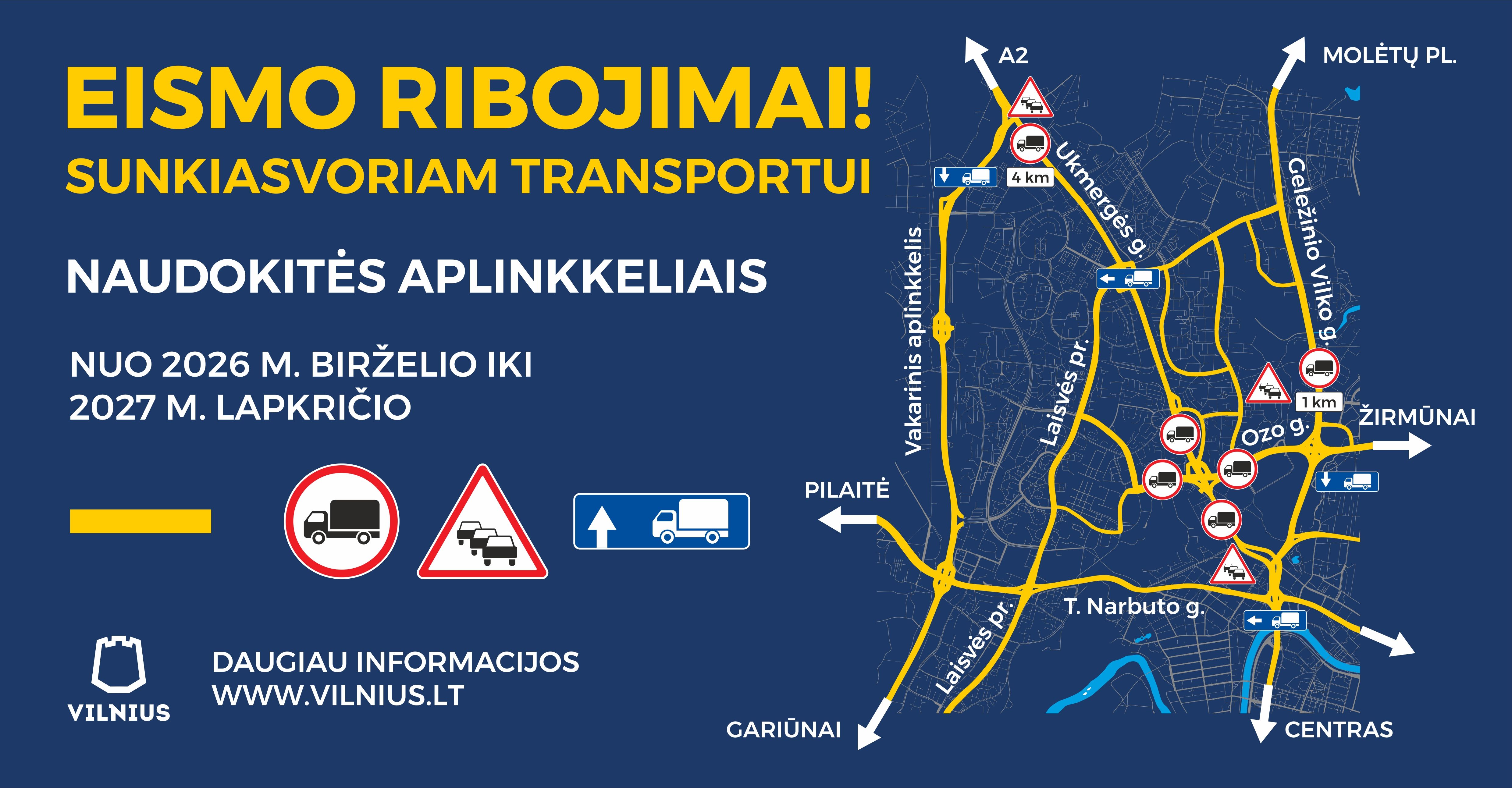 Eismo Ribojimai Krovininis