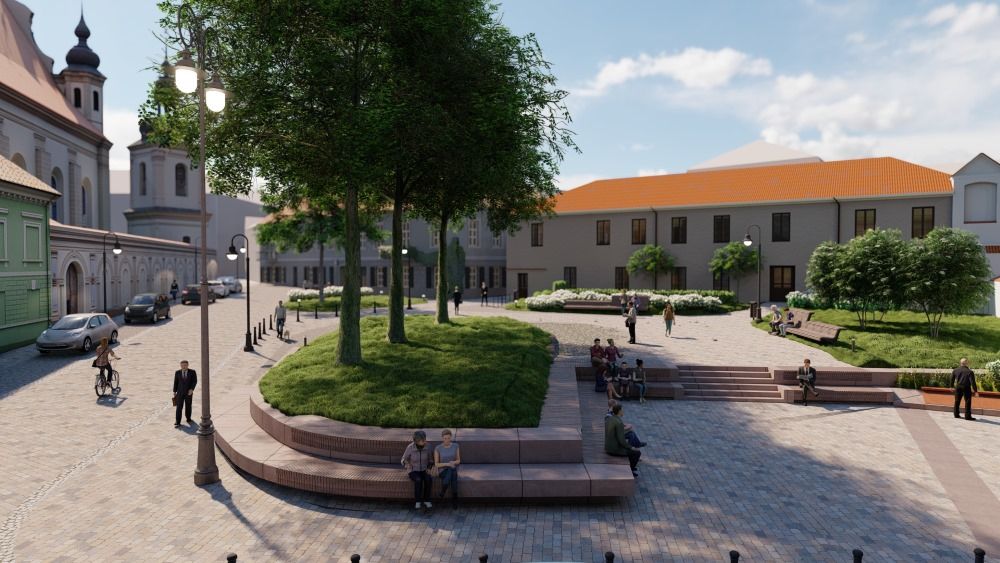 Šv Onos Skveras Vizualizacija Vilniaus Vystymo Kompanijos Vizualizacija 3