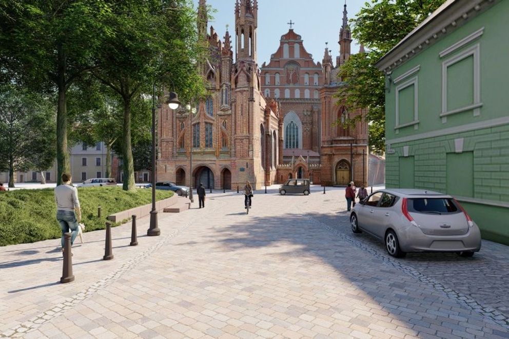 Šv Onos Skveras Vizualizacija Vilniaus Vystymo Kompanijos Vizualizacija 2