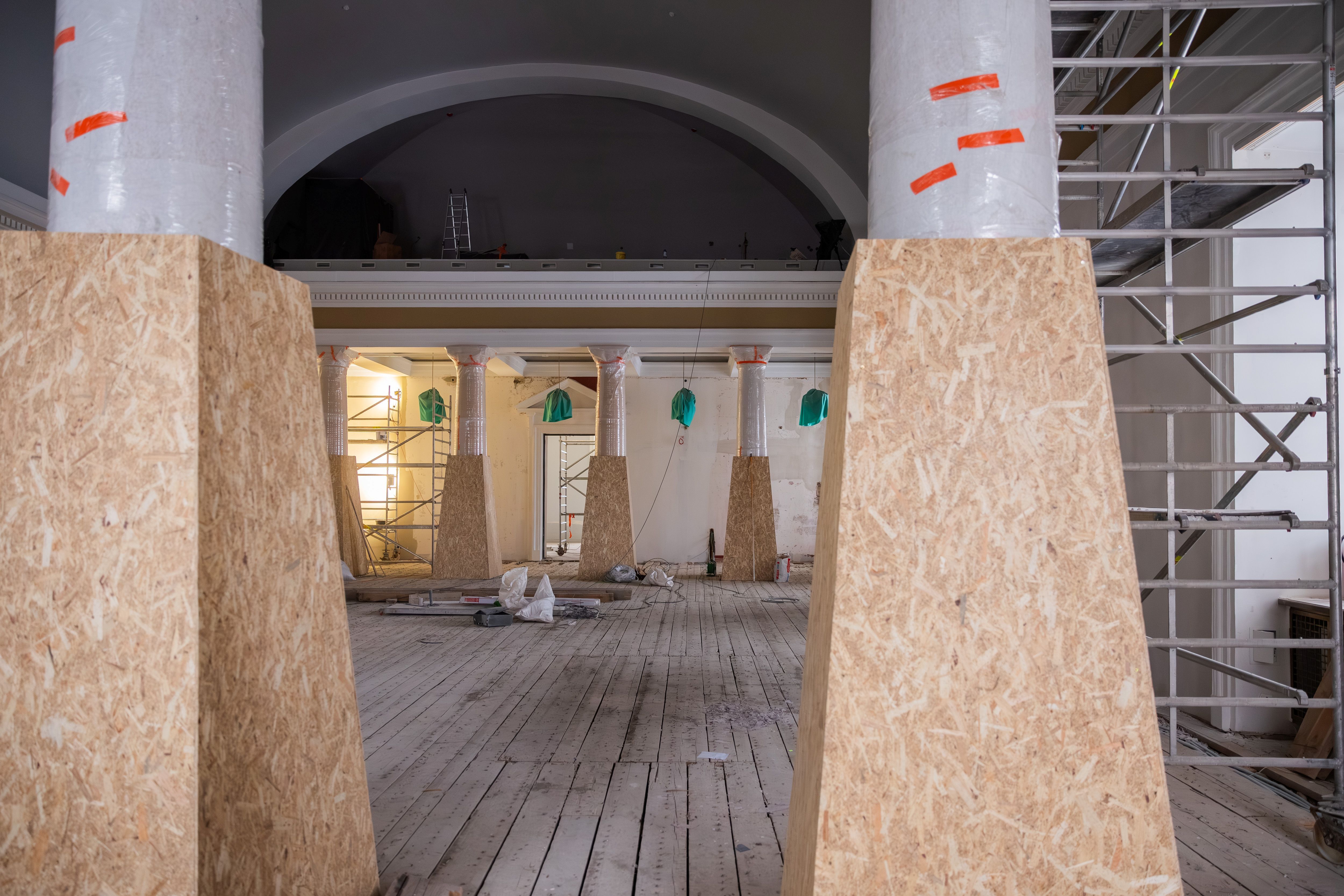 Rotušės Vidaus Remonto Darbai 1. Vilniaus Vystymo Kompanijos Nuotr