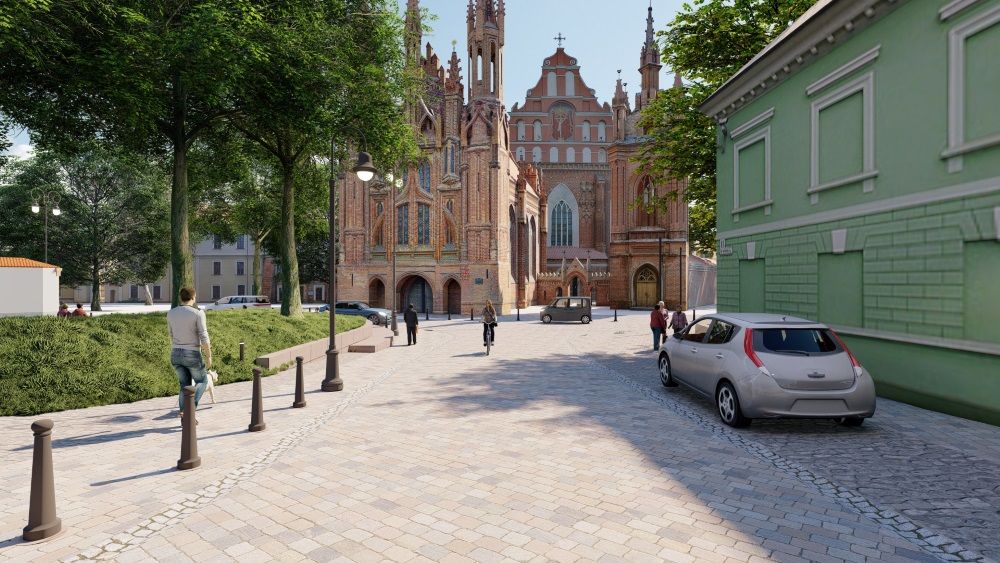 Šv Onos Skveras Vizualizacija Vilniaus Vystymo Kompanijos Vizualizacija 2