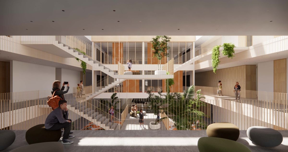 Interjeras   Progimnazija Lozoraičio G   Office De Architectura Vizualizacija 2
