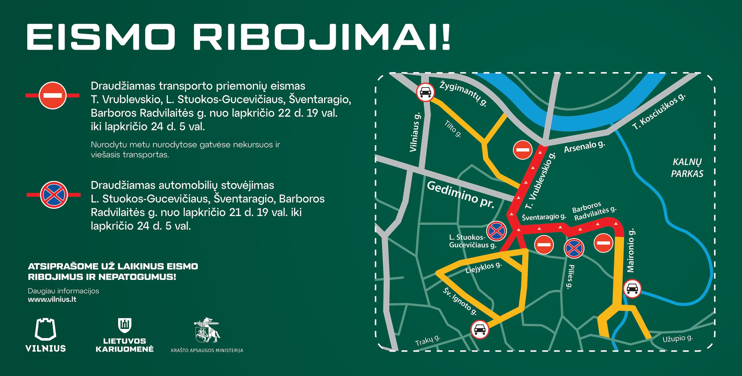 Eismo Ribojimai, 11 23