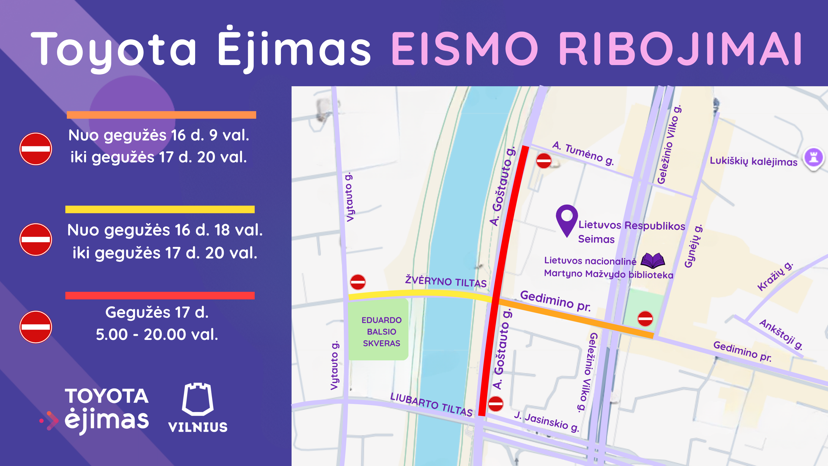 Eismo Ribojimai 2026