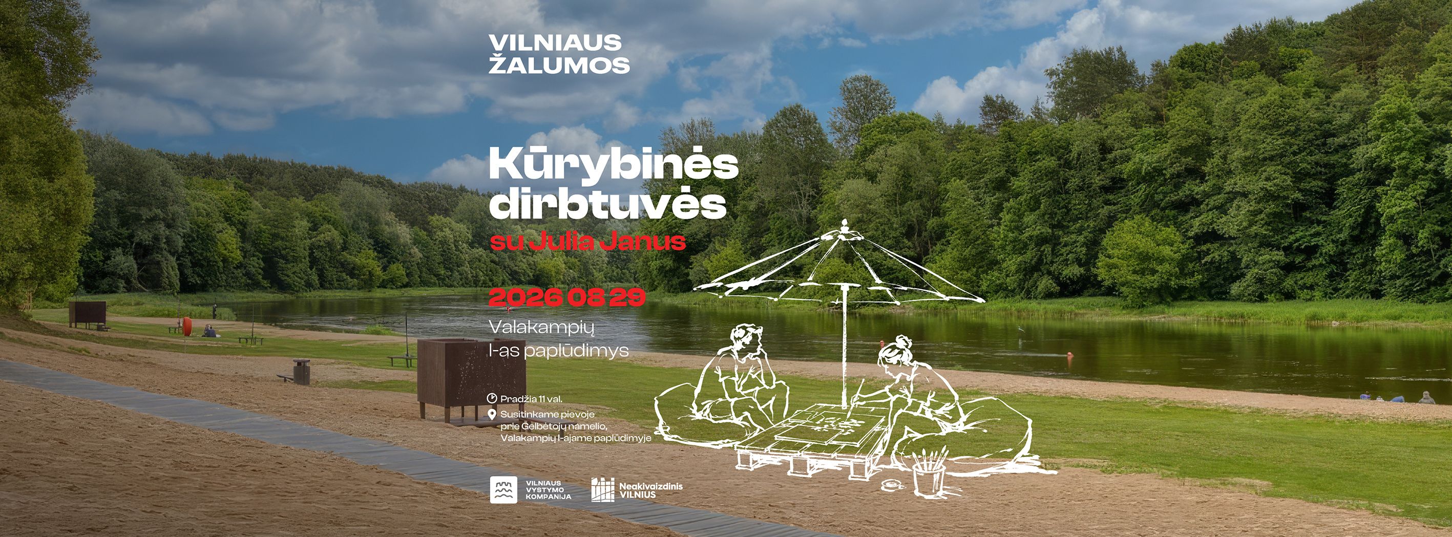 Kvietimas Į Valakampių I Ojo Paplūdimio Atnaujinimo Kūrybines Dirbtuves