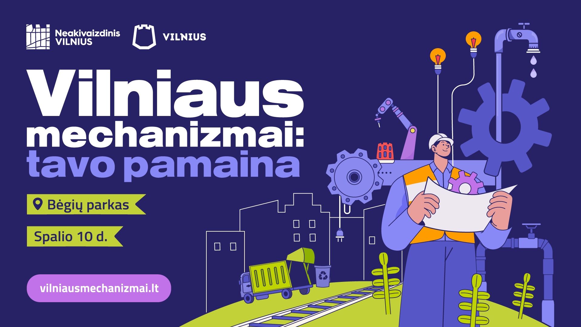 „neakivaizdinis Vilnius“ Kviečia Į Pamainą Bėgių Parke