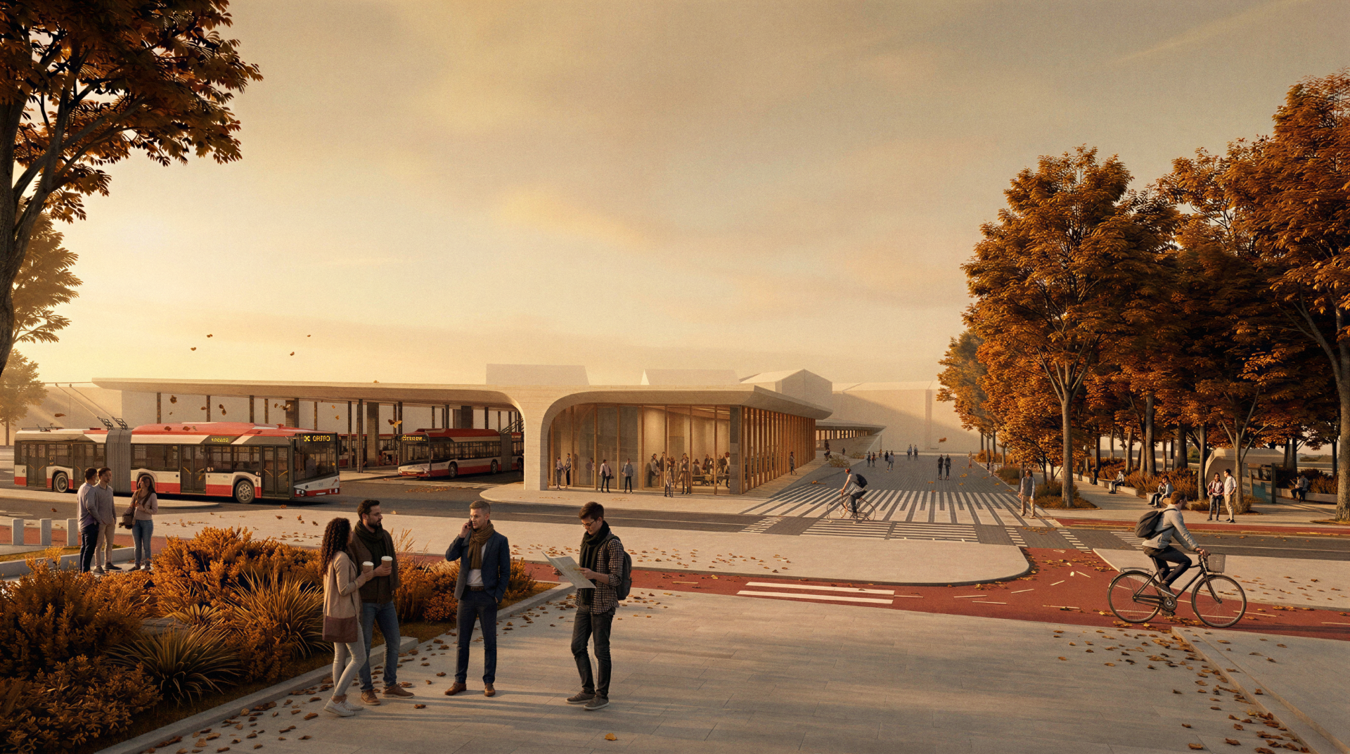Nauja Autobusų Stotis Zaha Hadid Architects Vizualizacija (9)
