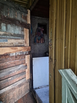 Neįrengtos pastogės dalis