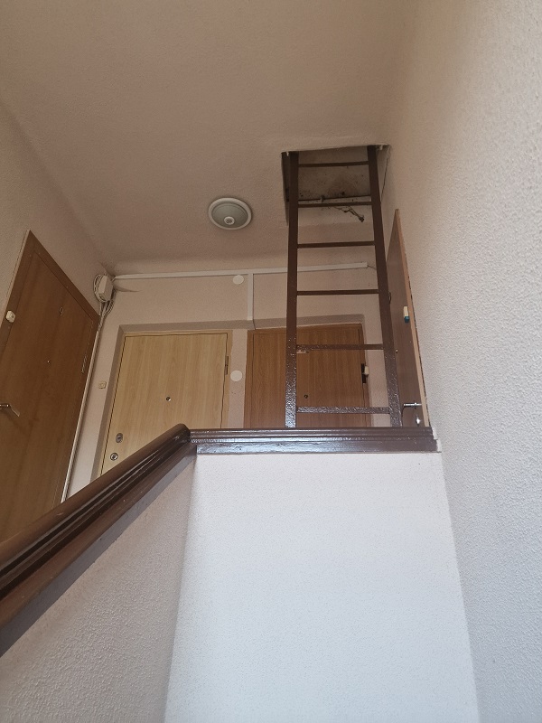 Neįrengtos pastogės dalis